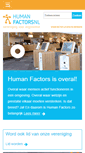 Mobile Screenshot of humanfactors.nl