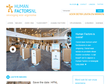 Tablet Screenshot of humanfactors.nl
